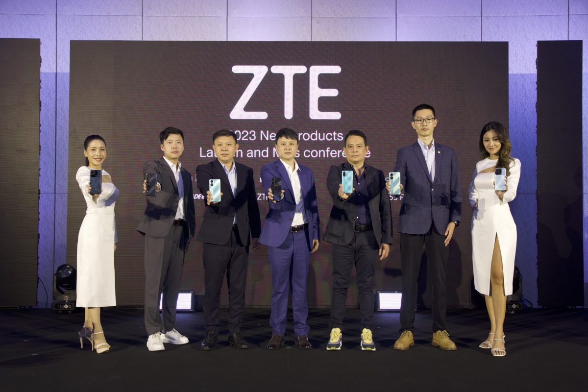 ZTE showcases ZTE smartphones and cutting-edge flagship tablet, Nubia PAD 3D, transforming the 3D digital experience with AI technology to penetrate the Thai
