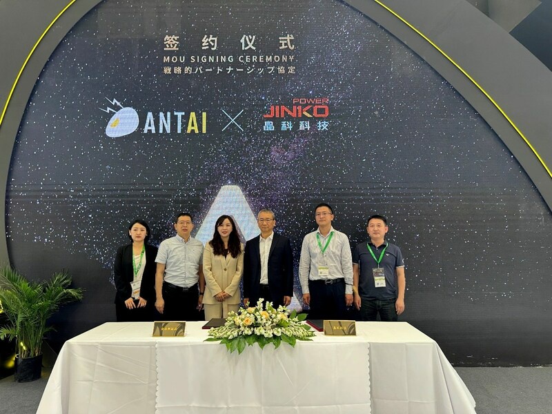 Antaisolar and Jinko Technology start global strategic cooperation at SNEC 2023