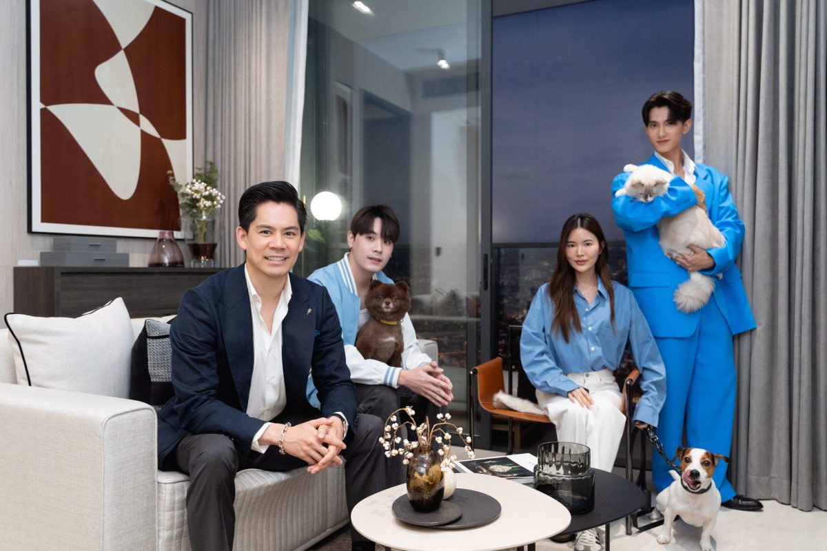 RML invites celebrities with their adorable pets to exclusively preview 'Iconic Suite' show unit featuring new designs at 'Tait Sathorn 12'