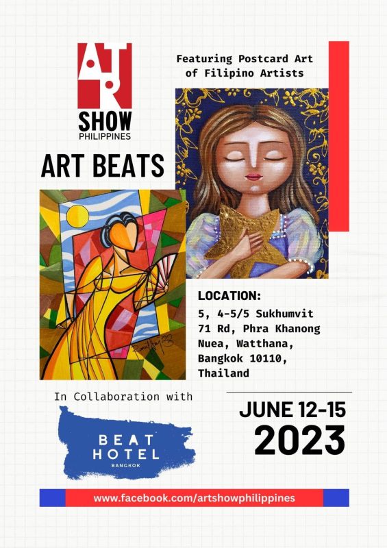 Join us at BEAT HOTEL | ART BEATS POP-UP Exhibition 2023 - Bangkok