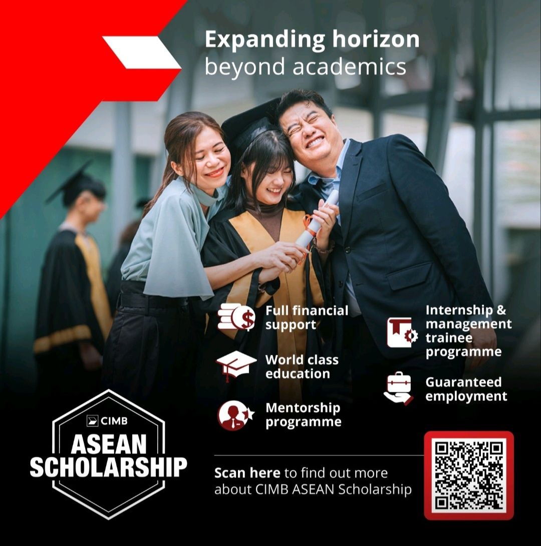 กลุ่มซีไอเอ็มบี เปิดรับสมัครสอบชิงทุน CIMB ASEAN Scholarship 2023 ทุนป.ตรี-ป.โท พร้อมโอกาส สู่การทำงานกลุ่มการเงินระดับอาเซียน