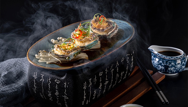 Discover Wah Lok Dish of the Month Steamed Live Korean Abalone