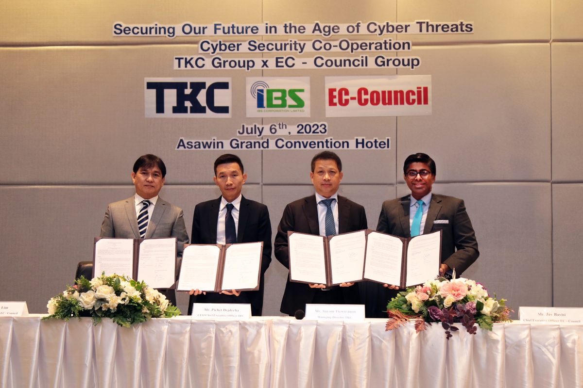 TKC เร่งเครื่องดึงพันธมิตร EC-Council ปั้นศูนย์ SOC พัฒนา Cyber Security - ต่อยอด 8 Smart Solution