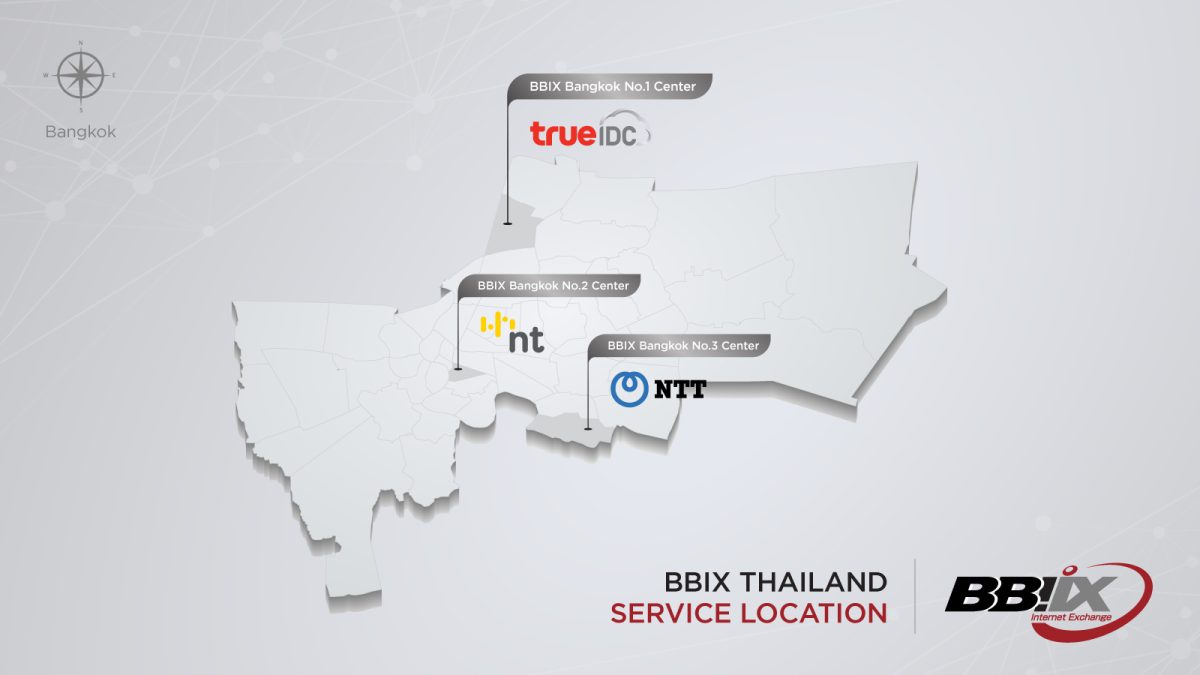 บีบีไอเอ็กซ์ ไทยแลนด์ เปิดตัว BBIX Bangkok No.3 Center ศูนย์แลกเปลี่ยนข้อมูลอินเทอร์เน็ตแห่งใหม่ล่าสุด ที่ดาต้า เซ็นเตอร์ของ เอ็นทีที โกลบอล ดาต้า เซ็นเตอร์ส