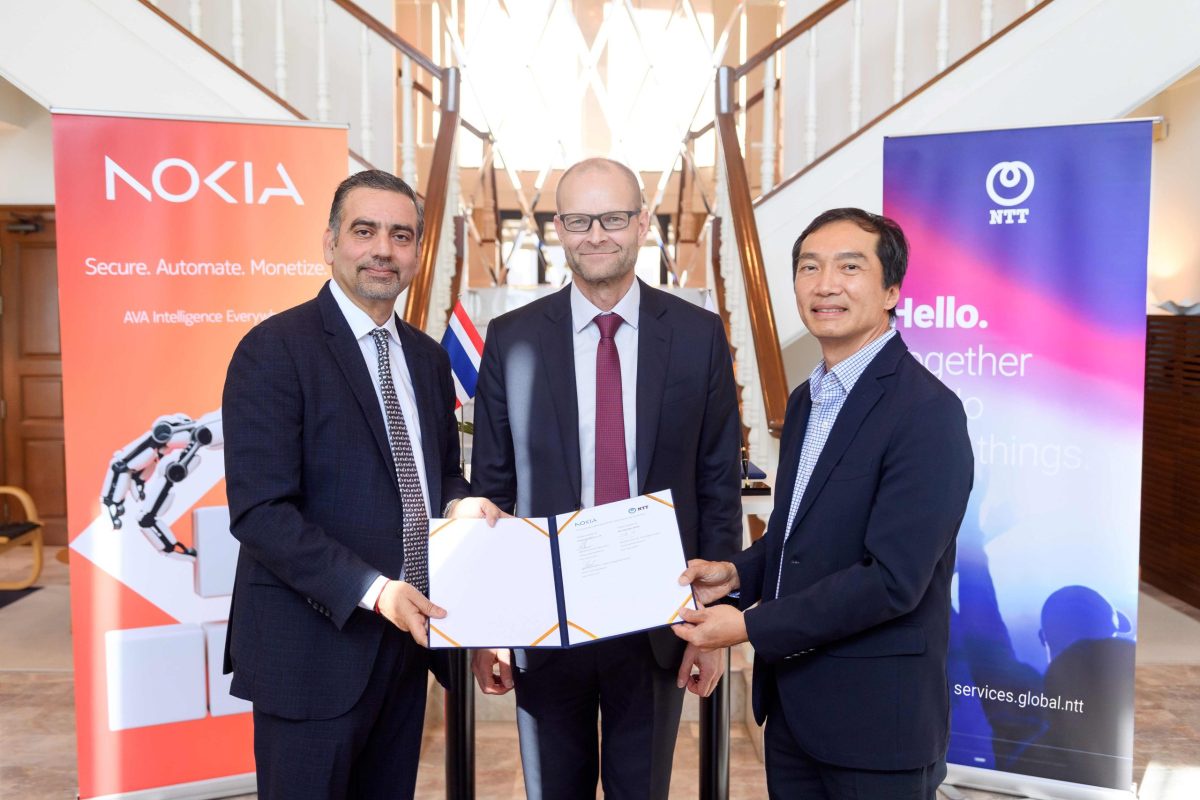 Nokia and NTT power digital transformation for industries across Thailand with 5G private wireless