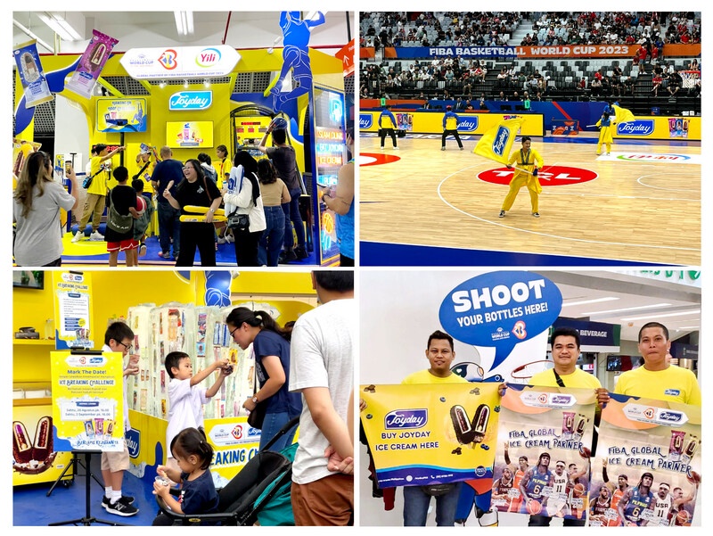 Yili's Brand Joyday as the Global Ice Cream Partner for the FIBA Basketball World Cup 2023