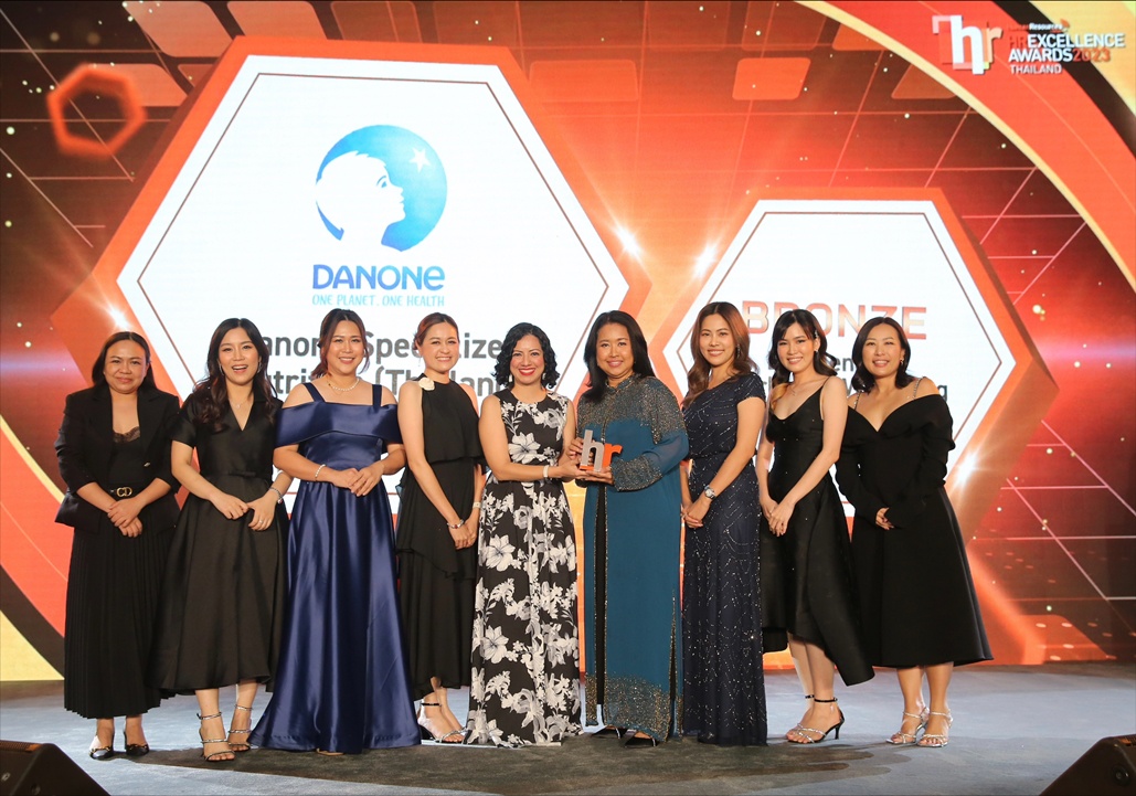 ดานอนตอกย้ำความแข็งแกร่งด้านภาพลักษณ์องค์กรในประเทศไทย คว้ารางวัล Excellence in Workplace Wellbeing จากเวที HR Excellence Awards 2023