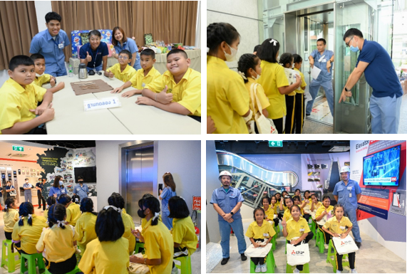 Mitsubishi Electric Thai Foundation X Mitsubishi Elevator Asia Organizes Science Classroom Year 8