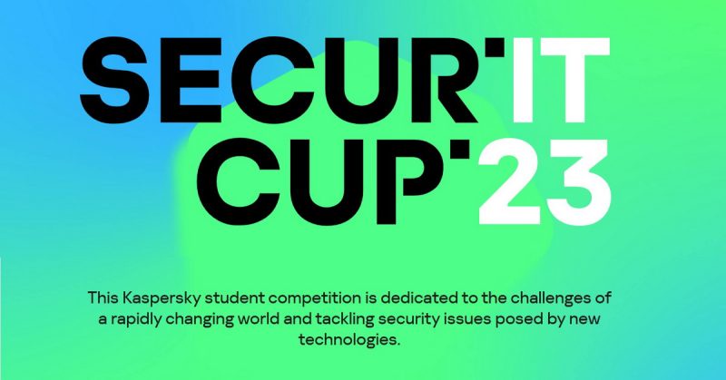 Kaspersky Secur'IT Cup'23 registration opened