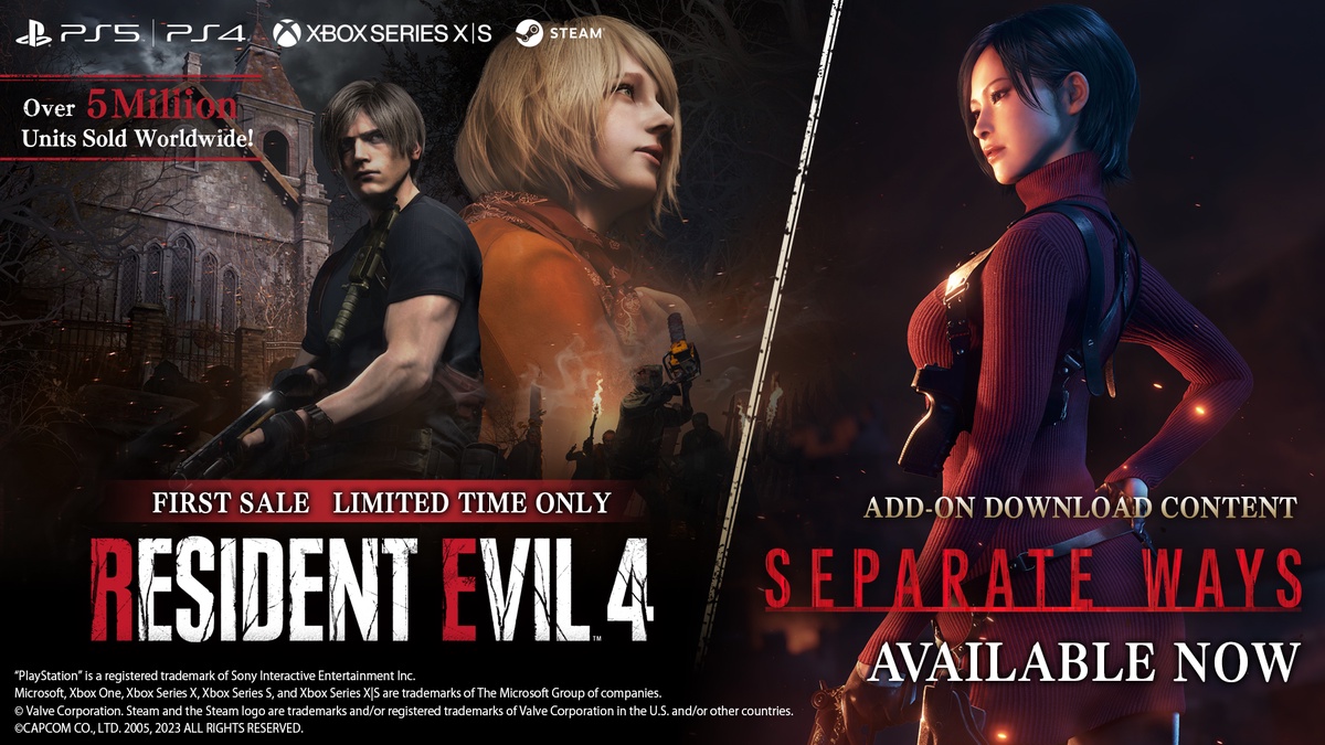 Additional story DLC for Resident Evil 4 out now, offers new exhilarating action and different play feel