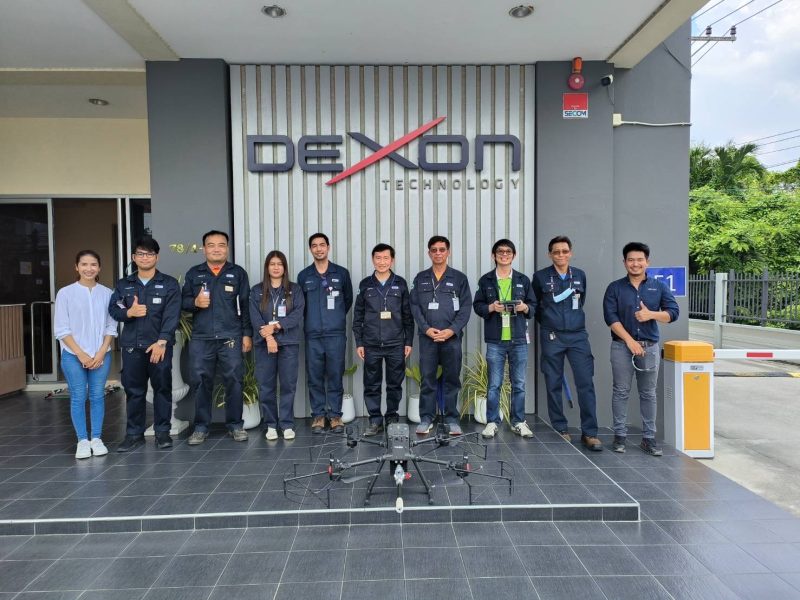 เด็กซ์ซอนเปิดบ้านรับ IRPC โชว์นวัตกรรม UTM Drone GEN 2.0