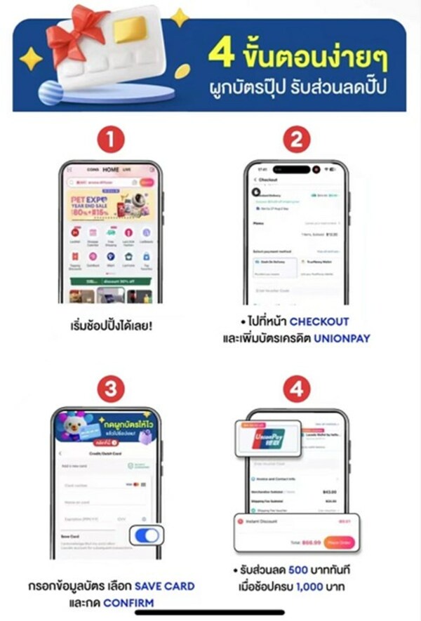 ยูเนี่ยนเพย์ จับมือ ลาซาด้า ประเทศไทย เพิ่มช่องทางการชำระเงินเอาใจนักช้อป พร้อมขยายธุรกรรมออนไลน์ระหว่างประเทศ