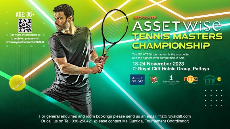 การแข่งขัน ITF Masters ที่มันส์ที่สุดกำลังจะกลับมา AssetWise Tennis Masters Championship (MT-700)