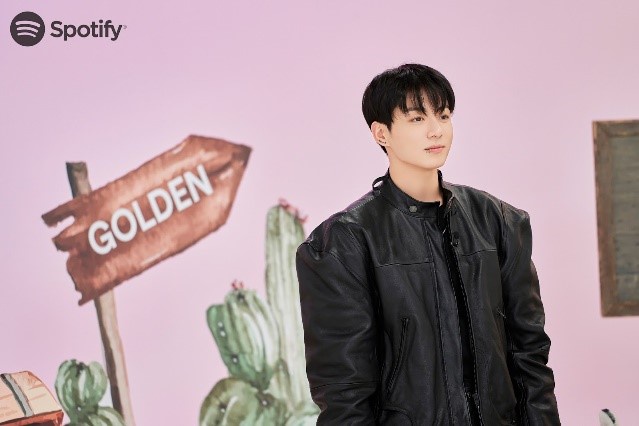 Spotify and Jung Kook paint the world GOLDEN to celebrate the singer's first solo album