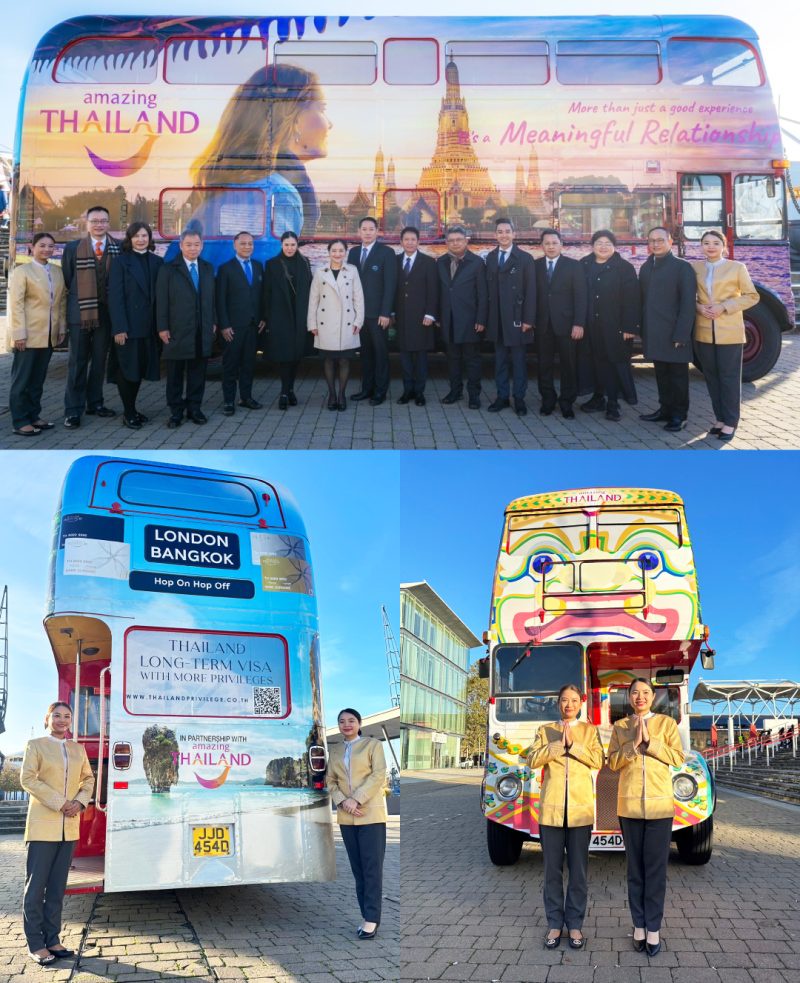 Thailand Privilege Card ผนึก ททท. บุกตลาดอังกฤษ เปิดตัว London Bus ลายพิเศษ โปรโมทเที่ยวไทยขยายฐานนักท่องเที่ยวคุณภาพ
