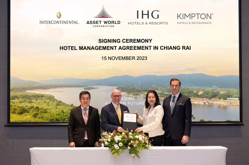 IHG and AWC grow partnership to create luxury destination resort experiences in Chiang Rai