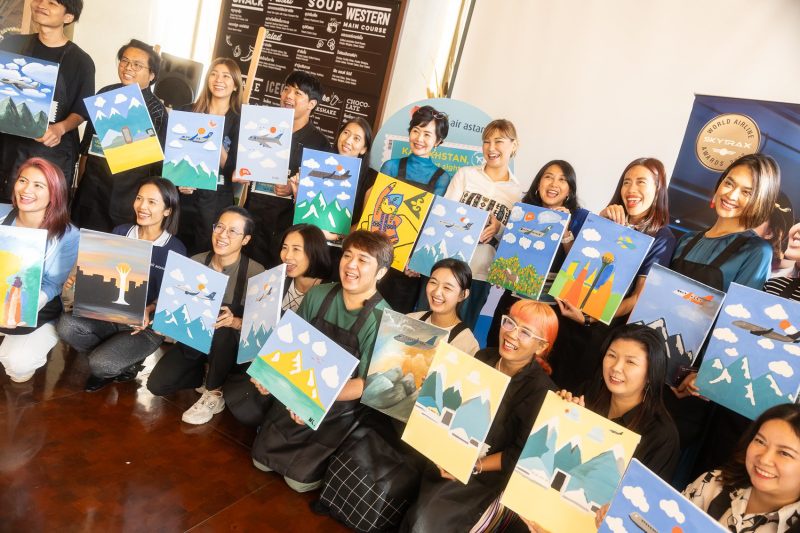 KTC Partnered with Air Astana to Organize a Painting Workshop and Launched Explore Kazakhstan Eco-Cultural Tourism Program