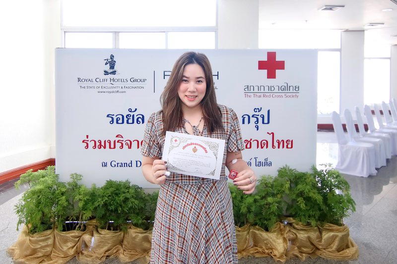 Royal Cliff Hotels Group strong commitment to Corporate Social Responsibility: Employees Unite for Lifesaving Blood Donation Drive