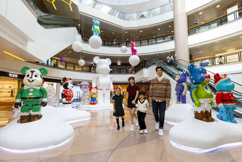 Hong Kong largest mall, Harbour City presents the Disney-themed Christmas event introducing 100 unique 2000% Disney BE@RBRICKs for charity sale