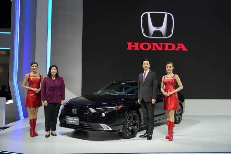 Honda showcases complete lineup at Motor Expo 2023, featuring its e:HEV lineup led by the all-new Accord e:HEV, and all-new CR-V for the SUV lineup.