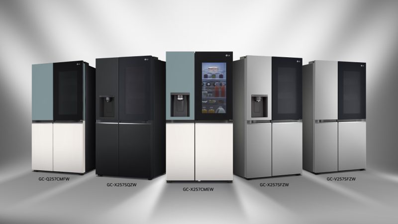 แอลจีเปิดตัวตู้เย็น Side-by-Side ใหม่ 10 รุ่น จัดเต็มฟังก์ชั่นในราคาที่คุ้มกว่าเดิม นำโดยรุ่นเด่น LG InstaView Door-in-Door TM โทนสีใหม่