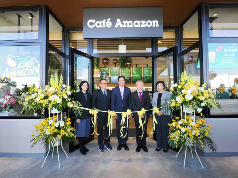 OR launches the 2nd Cafe Amazon in Japan, embracing the town with the vibes of authentic Thai and local coffee brand