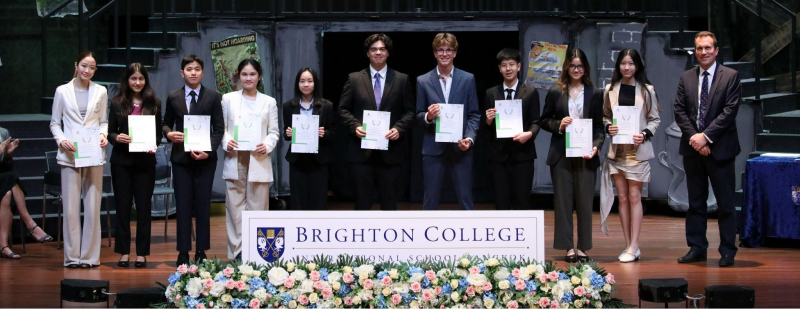 นักเรียนไบรท์ตัน คอลเลจ กรุงเทพฯ สอบได้คะแนนสูงสุดในเอเชียตะวันออกเฉียงใต้และในประเทศไทย