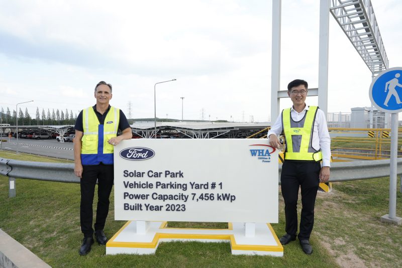 WHAUP ติดตั้ง Ford Solar Carpark ขนาด 7.7 MW โครงการ Solar Carpark ที่ใหญ่ที่สุดในประเทศไทย แล้วเสร็จพร้อมใช้งาน