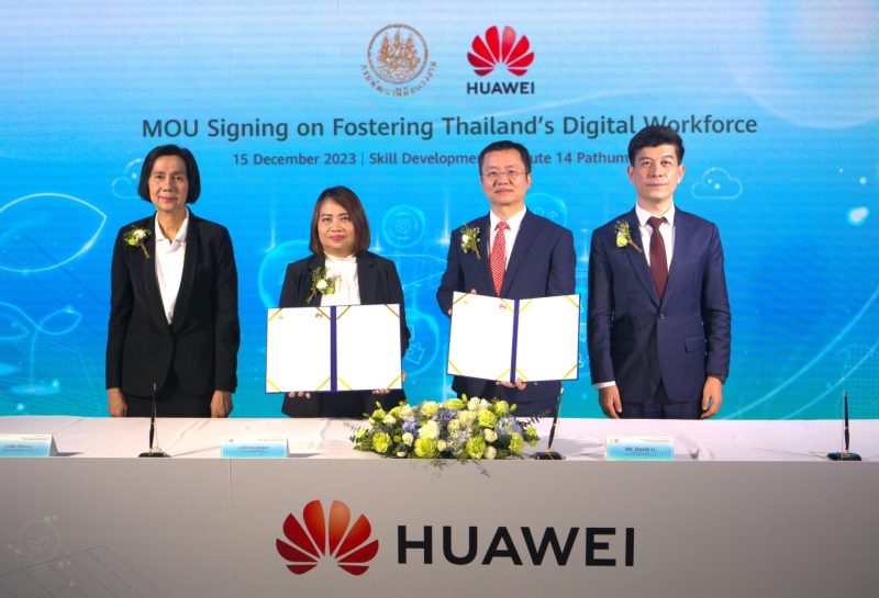 Huawei Joins Forces with the Department of Skills Development to Launch a New Solar Installer Training Center to Promote Green Technologies and Upskill Thailand's Future Workforce