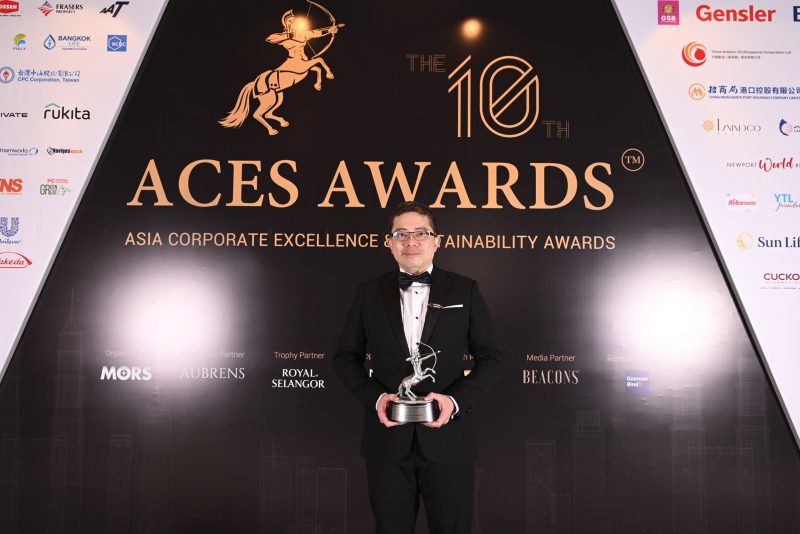EA คว้ารางวัล Entrepreneur of the Year ในงาน Asia Corporate Excellence Sustainability Awards (ACES) 2023