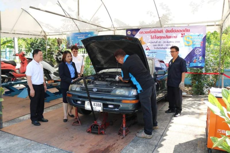 แรงงานไทยอุ่นใจรับปีใหม่ ร่วมโครงการตรวจเช็คให้ฟรี ขับขี่ปลอดภัย ใส่ใจทุกเส้นทาง เข้ารับบริการกว่า 2,000 คัน