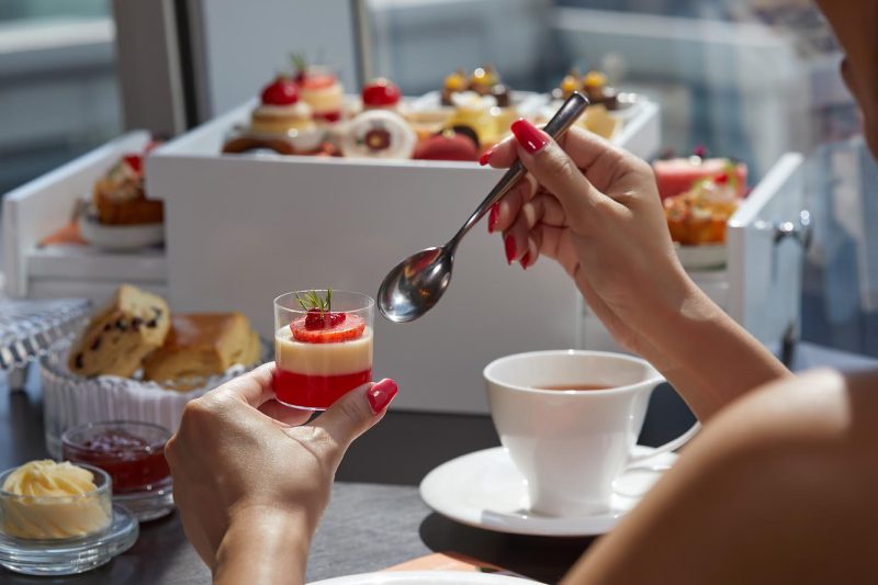 Cosset in the aesthetic warmth of love this season with the Sense of Tsubaki Afternoon Tea at The Okura Prestige
