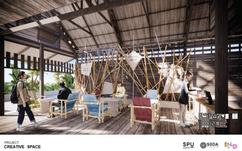 พาไปส่อง! ผลงาน Project : Creative space สุดเจ๋ง ของ DEK Interior Design SPU