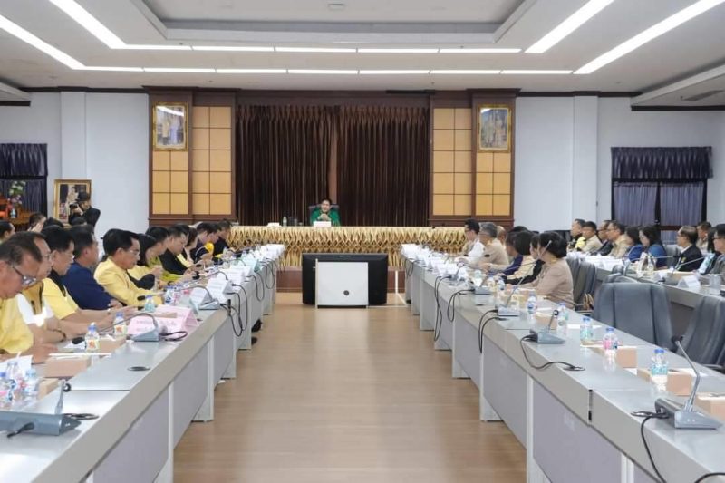 The University of Phayao Attended a Meeting to Prepare for an Off-site Official Cabinet Meeting (Traveling Cabinet) in Phayao Province on December 27, 2023