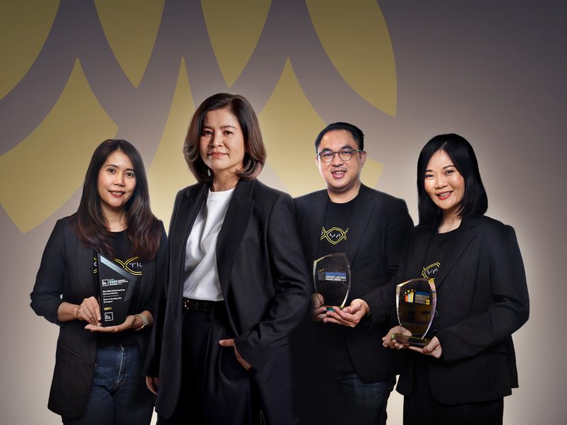 Krungsri receives three financial innovation awards, reinforcing digital financial technology for business customer excellence