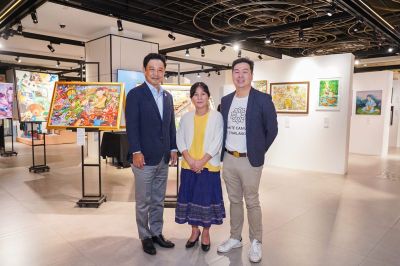 ห้างสรรพสินค้าสยาม ทาคาชิมายะ ร่วมกับ พาเลท อารต์สเปช จัดนิทรรศการ 'White Canvas Thailand 2023' ฉลองครบรอบ 50 ปีความสัมพันธ์อาเซียน-ญี่ปุ่น