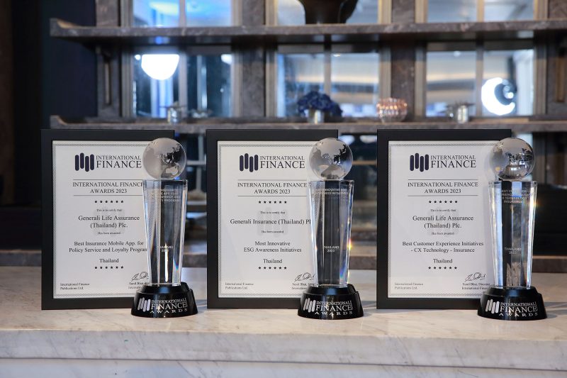 เจนเนอราลี่ ประเดิมต้นปี คว้า 3 รางวัลใหญ่ จากเวที International Finance Awards 2023