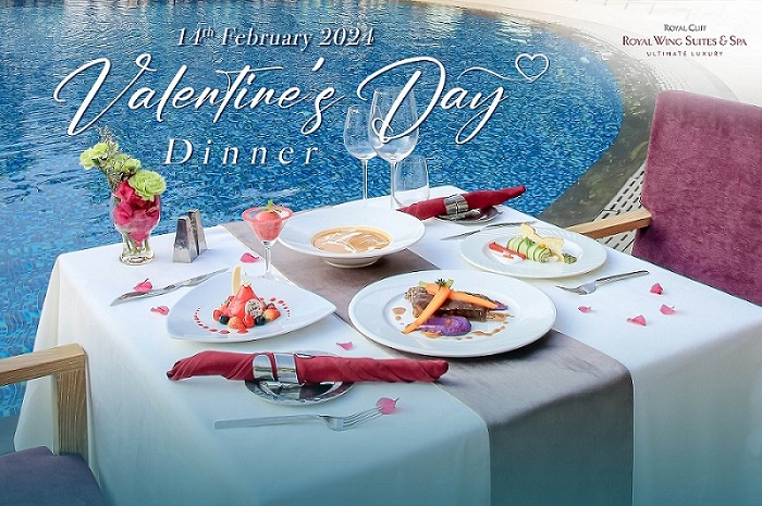 Valentine's Day Dinner at Royal Wing Suites and Spa
