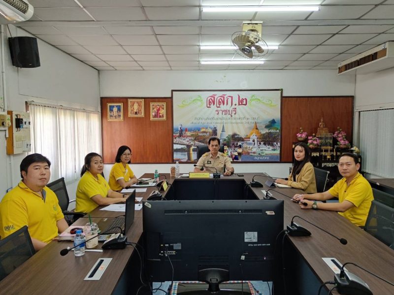 สสก.2 จ.ราชบุรี เข้าร่วมประชุมหารือแนวทางแก้ไขปัญหาการแพร่ระบาดของหนอนหัวดำในมะพร้าว