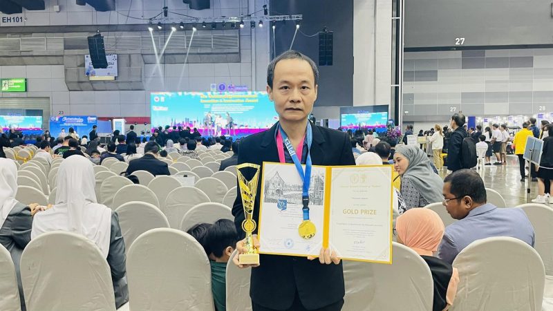 ICT at UP, Professor Thanawat Sae-iab, Chairman of the Bachelor of Science Program in the Department of Computer Science has received three prestigious international awards at the International Invention Competition IPITEx 2024