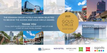 7 hotels under The ERAWAN Group win the prestigious Agoda's 2023 Gold Circle Award