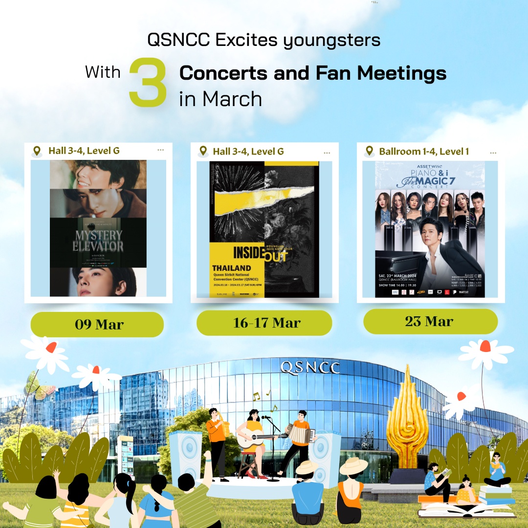 QSNCC excites youngsters with three concerts and fan meetings in March