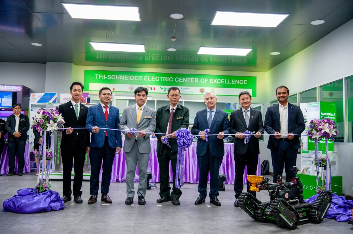 มจพ. เปิดศูนย์ความเป็นเลิศทางวิชาการ TFII-Schneider Electric Center of Excellence แห่งแรกในประเทศไทย