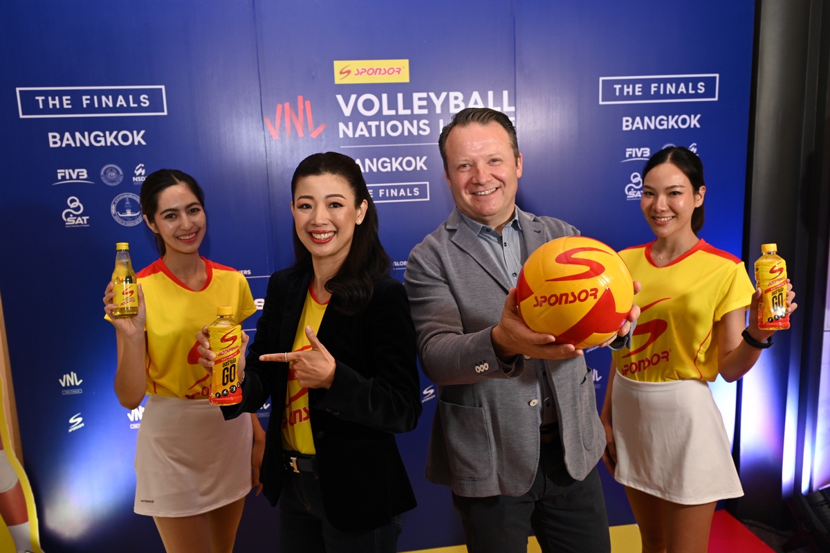 สปอนเซอร์ แบรนด์ไทยแบรนด์แรกที่สนับสนุนให้เกิดการแข่งขัน VNL รอบชิงชนะเลิศ เป็นครั้งแรกในประเทศไทย ปลุกพลังคนไทย เชียร์ไทยเชียร์ให้สุดใจในแมตช์หยุดโลก