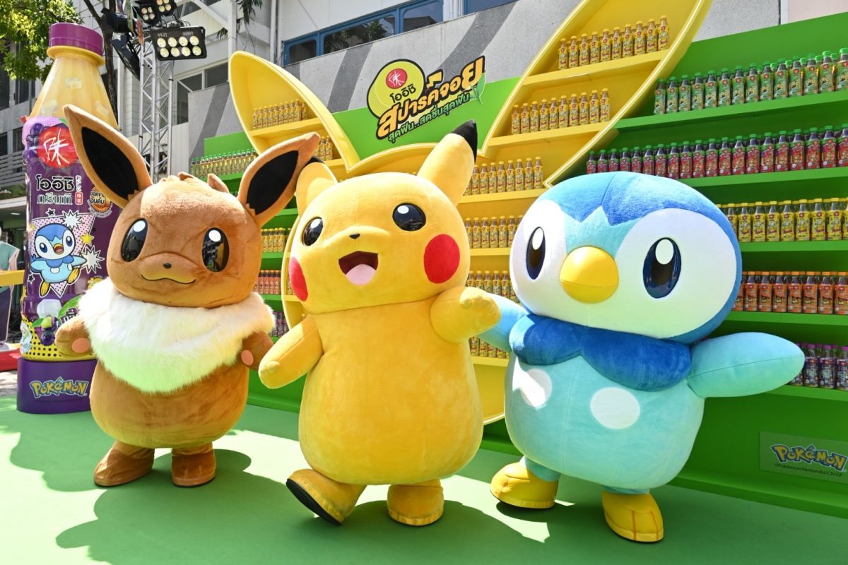 Oishi Green Tea Taps into the Pokemon Universe to Invigorate the 16,619 MB RTD GT Market Offering the Oishi Sparks Joy: Absolutely Satisfying, Extremely Refreshing Campaign for a Chance to 'Win' and 'Exchange'