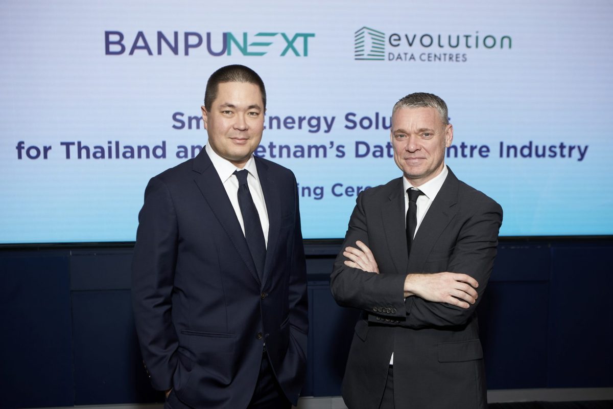 Banpu NEXT partners with Evolution Data Centres, to provide smart energy solutions to improve sustainability for their Thailand and Vietnam data centres