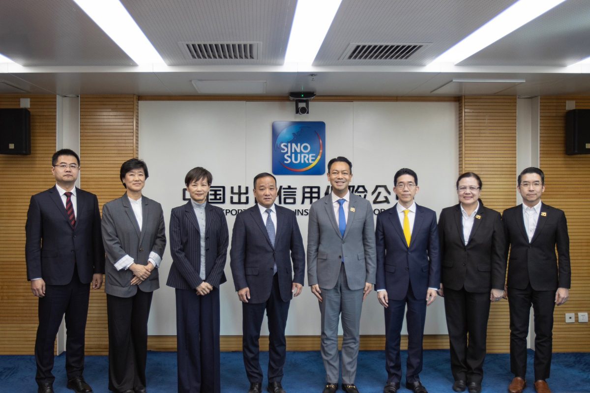 EXIM Thailand Collaborates with SINOSURE to Mitigate Thai-Chinese Trade and Investment Risks, Fueling Industrial Innovation, Market Expansion, and EEC Development