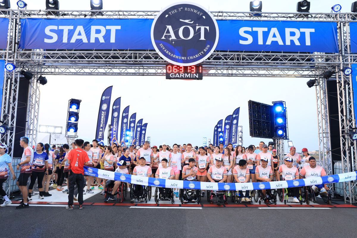 AOT จัดกิจกรรม THE 3rd RUNWAY SUVARNABHUMI CHARITY RUN