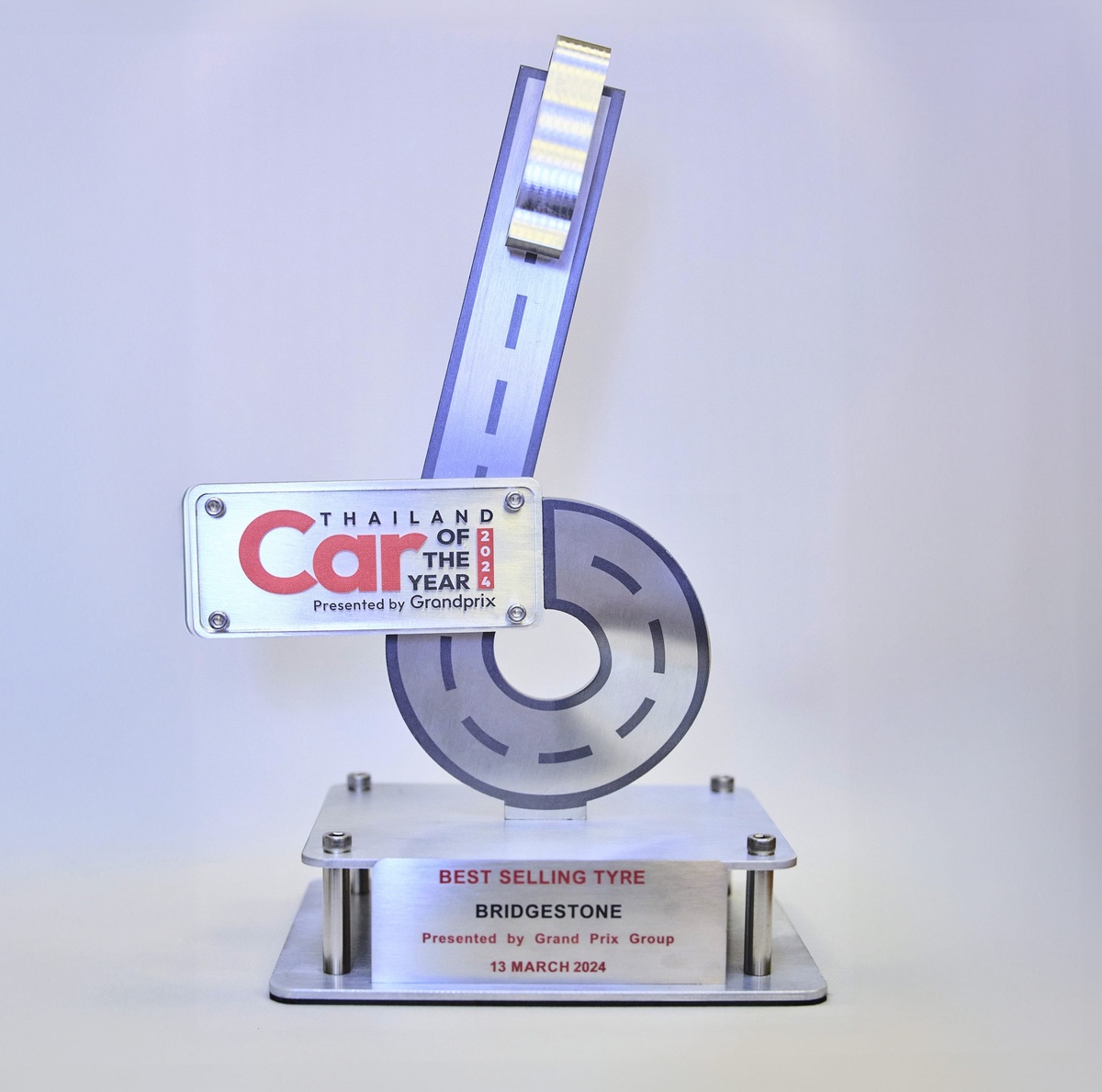 Bridgestone Wins BEST SELLING TYRE Award by Grand Prix for 26 Consecutive Years in CAR BIKE OF THE YEAR 2024, Fortifying Leadership Position in Thailand's Automotive Tyre