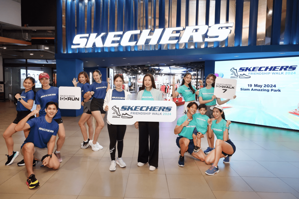 สเก็ตเชอร์ส เตรียมจัดงานเดินวิ่งประจำปี SKECHERS FRIENDSHIP WALK 2024 เริ่มต้นมีสุขภาพที่ดีไปกับ SKECHERS GOWALK 7 และ MAX CUSHIONING